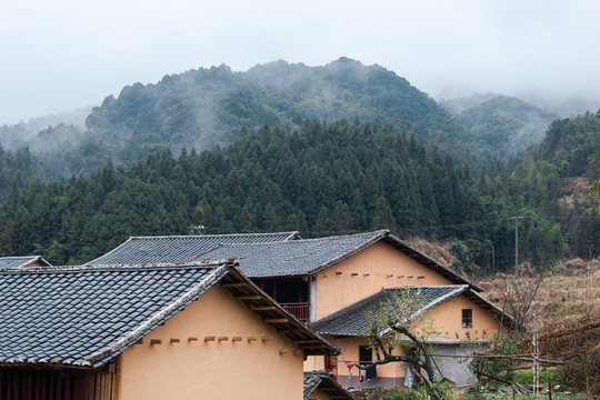 美丽乡村云雾