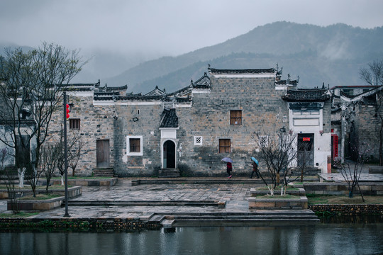 流坑古村建筑马头墙