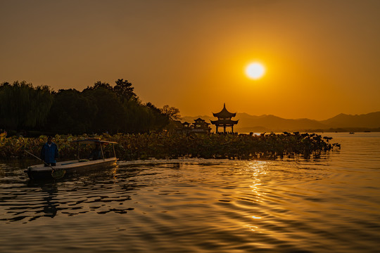 浙江杭州西湖风景区