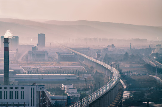 甘肃天水麦积区城市铁路