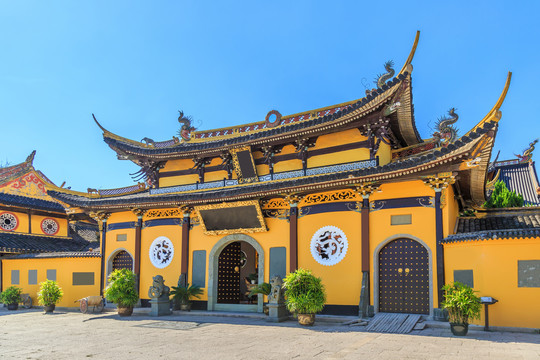 中式寺庙古建筑景观