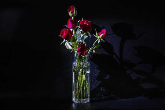 玫瑰花花瓶40