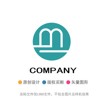 M字母logo