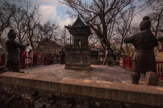 晋祠博物馆景区风光