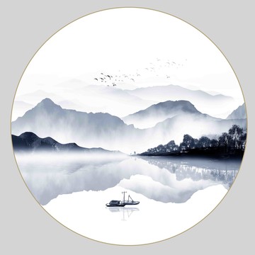 水墨山水畫
