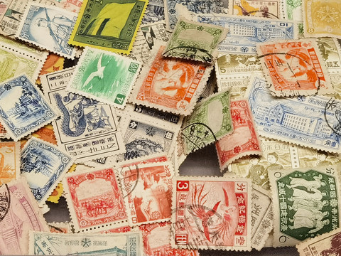 伪满洲国邮票