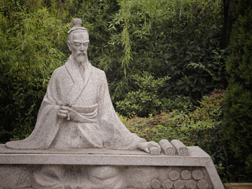 中国西安世博园史圣司马迁雕塑