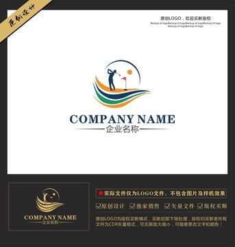 棒球网球冰球高尔夫体育LOGO