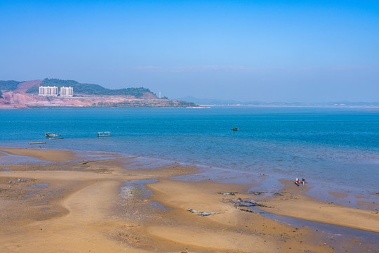 广西北部湾防城港西湾海岸风光