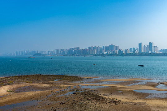 广西北部湾防城港西湾海岸风光