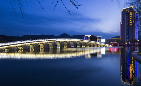 刘家峡夜景