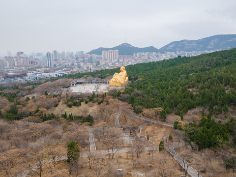 济南千佛山桃花盛开18