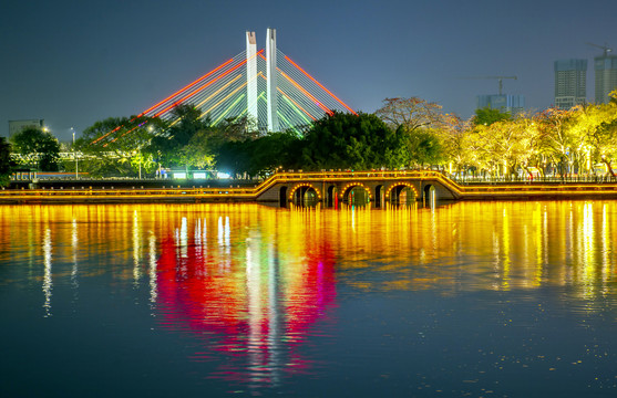 惠州合生大桥夜景