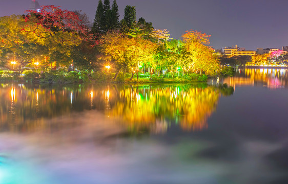 惠州西湖夜景