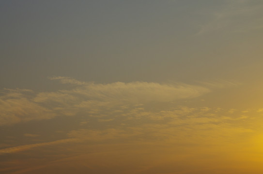 晚霞天空