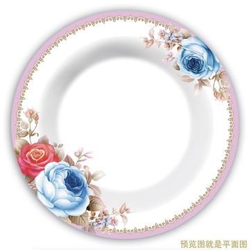 粉邊玫瑰花