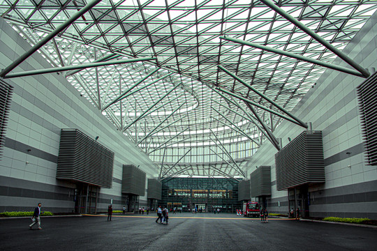 重庆国博中心顶棚构造