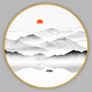 新中式山水