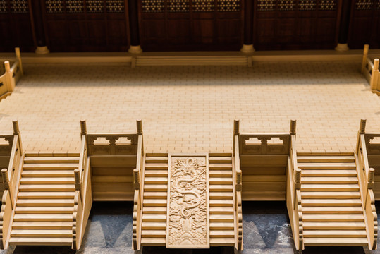 中式宫殿台阶