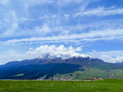 青海风景地貌高原风光