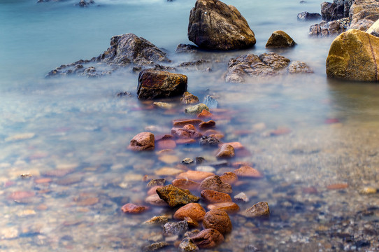 秦皇岛北戴河鸽子窝海天一色海景