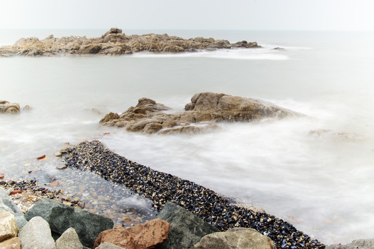 秦皇岛北戴河鸽子窝海天一色海景