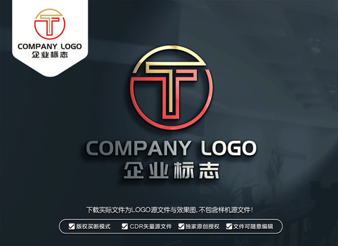 T字母標志TT字母LOGO