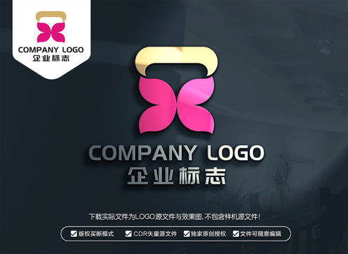 TX字母标志XT字母LOGO