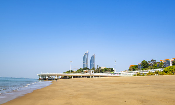 厦门环岛路海边风景