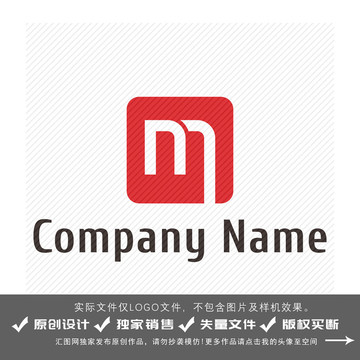 M字母logo