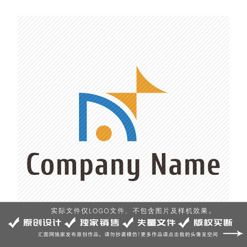 N字母logo