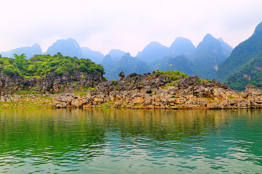 万峰湖山水风光