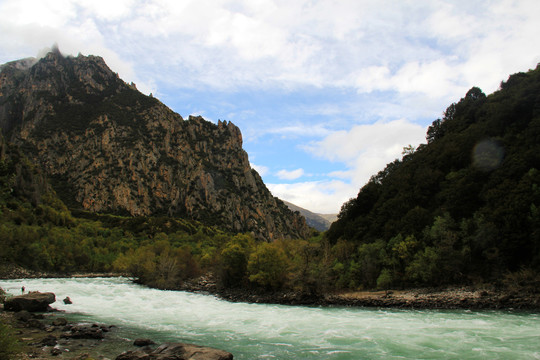 西藏林芝尼洋河
