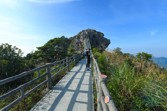 东莞银瓶山顶峰