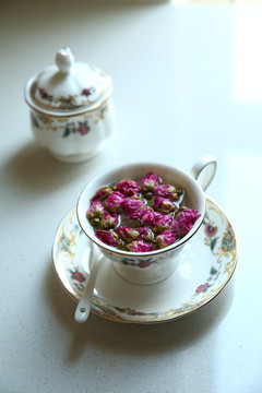 玫瑰花茶茶叶素材