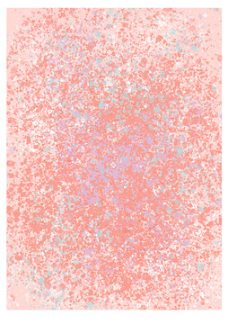 抽象粉红粉蓝斑点图案