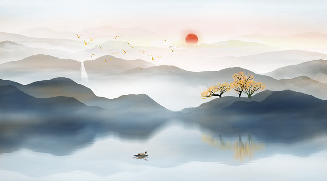 意境山水畫