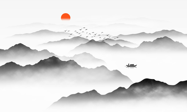 新中式山水