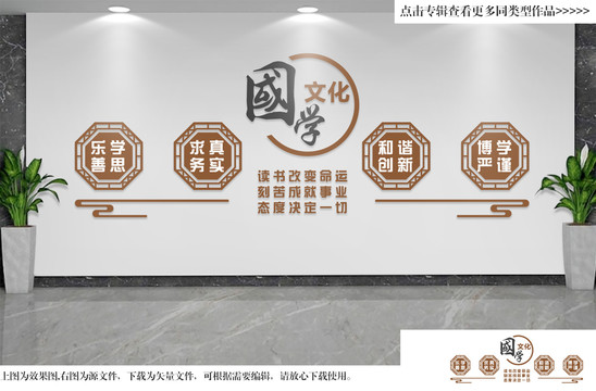國學文化墻
