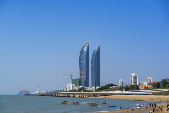 厦门环岛路海边风景