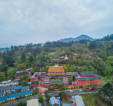 四川彭州佛山古寺