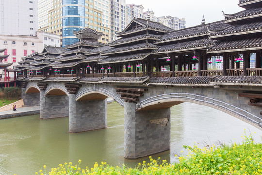 桂林资源县城北风雨桥