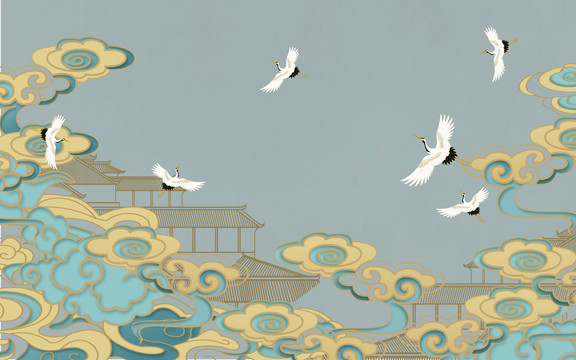瑞鶴圖