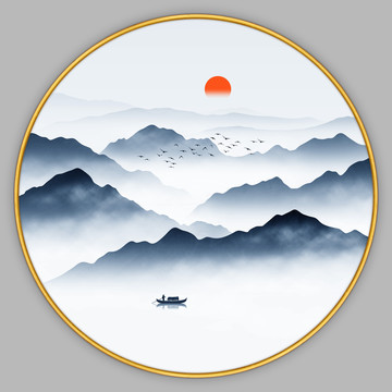 意境山水畫