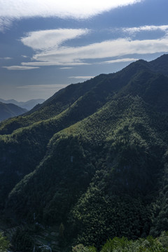 磐安灵江源森林公园群山