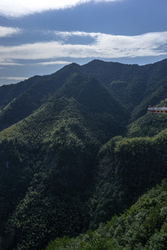 磐安灵江源森林公园群山