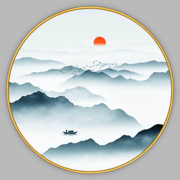 禪意山水畫(huà)