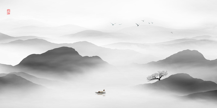 水墨山水