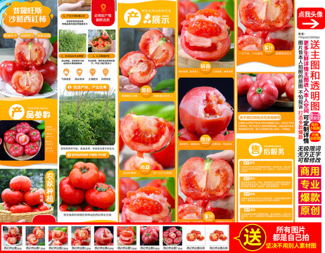 沙瓤西红柿详情页主图