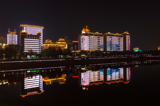 金华江北市中心夜景